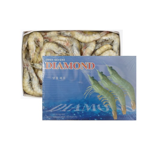 에콰도르 흰다리새우 2kg*1박스 (수입산/냉동)